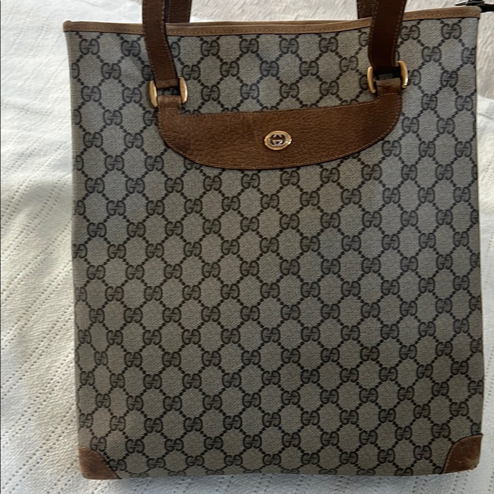 - Gucci Beige and Brown Monogram
